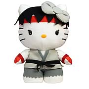 Street Fighter Hello Kitty Ryu 11-Inch Plush